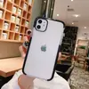 Apple 11 Glow de Cor Dupla 12 Cor Transparente 13 Adequado para iphone14 Resistente a Quedas 15promax Capa de Celular Lisa XSM