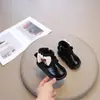 Novos Sapatos de Princesa para Bebê Menina Outono e Inverno Sapatos Meia com Laço Infantil Sapatos para Caminhada de Bebê Sapatos de Couro para Meninas Sapatos para Crianças Pequenas