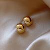 Agulha de prata 925 celebridade da internet mesmo estilo brincos de ouro feminino luxo leve temperamento high-end brincos de pérola brincos novos retrô
