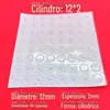 Partícula Anticolisão de Silicone Amortecedor de Maçaneta de Porta Auto-Adesivo Reversível Gaxeta Adesiva Silenciador de Porta de Armário Pés de Silicone para Mesa e Cadeira