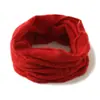 Suave y Pegajoso Cachemir 26 Otoño/Invierno Nuevo Unisex Calentador de Cuello Color Sólido Simple Versátil Cálido Protección para el Cuello Bufanda de Punto