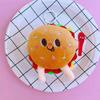 Peluches boutique máquina de garras muñeca mochila bolsa adornos lindo hamburguesa papas fritas llavero colgante mayoreo