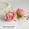 Decoração de Bolo para o Dia dos Namorados Chinês de 2025 Ornamentos de Rosa Coração de Amor com Diamante Plug-in de Cartão de Feliz Feriado