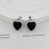 Collar con colgante de corazón de moda, diseño de nicho, lujo ligero, colgante de alta gama, accesorio de moda versátil que no se decolora