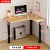 Escritorio de esquina, mesa para computadora de escritorio, escritorio de oficina de esquina para dormitorio, escritorio de estudio para escribir, mesa pequeña moderna y simple