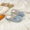 Mules Femininas Fechadas 2026 Primavera/Outono Super Populares Dopamina Versátil Casual Antiderrapantes Sola Macia Slip-on Sapatos Baixos