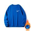 Suéter para niño Otoño e Invierno Nuevo para Niños Medianos y Grandes con Forro Polar Engrosado Cálido Top Cuello Redondo Camiseta Base de Primavera y Otoño para Niños Moderna