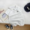 Ropa de Verano para Bebé de Hombre Ropa de Verano con Bolsillo y Broches para Bebé Camisa Polo Guapo Ropa de Ja-ja Conjunto de Verano Ropa para Trepar