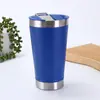 Taza Termo Nueva de Acero Inoxidable para Comercio Exterior 17oz Almacenamiento en Frío Taza para Cerveza Brasileña Abrebotellas Incorporado Creativo Taza Rompehielos