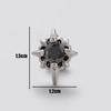 Nuevos Pendientes de Acero Inoxidable para Hombre Zirconia Negra Fundida Moda Fresca Pendientes de Tachuela de Moda para Hombre