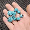 Cuentas Turquesas Optimizadas Tipo Antiguo Cuentas de Jade Turquesa Azul Passepartout Pulsera Collar Accesorios Cuentas Hechas a Mano