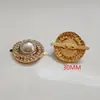 Zapatos de mujer con tachuelas de perlas, herrajes para zapatos con hebilla de perlas, hebilla redonda de metal para zapatos, hebilla de zapato desmontable, hebilla de pie