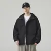 Chaqueta casual de trabajo para exteriores con capucha a prueba de viento estilo japonés para primavera y otoño, unisex