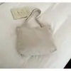 Bolso de hombro tipo mariposa con pliegues estilo coreano, bolso fresco y artístico para debajo del brazo, diseño de nicho, bolso casual y versátil para mujer