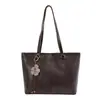 Bolsa tote feminina de grande capacidade para o dia a dia, nova bolsa feminina da moda casual para ombro e axila, outono e inverno 2026, moda de rua