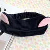 Diadema de Orejas de Gato para Correr Estilo Chen He, Diadema Coreana Linda para Lavado Facial, Turban Deportivo para Maquillaje de Gato