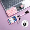 Mosquetón Spot Arco Corazón Identificación Doble Cara Impreso UV Correa para Cuello Identificación Desmontable Cuerda de Seguridad Anti-Pérdida