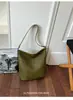 Bolso Cubo de Textura de Punto Perezoso Estilo Coreano Retro para Mujer 2026 Nuevo Versátil Gran Capacidad para Viajes Diarios Bolso de Hombro Único Cruzado