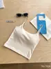Transmissão ao Vivo de Nova Camisola Lisa Simples e Bonita com Costas Nuas Feminina Peça Única com Bojo Fixo Roupa Íntima e Roupa Externa Tubo Confortável