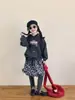 Primavera 2026 Nuevo Estilo Coreano Ropa Infantil Niñas Sudadera con Estampado Vintage Elegante con Letras Sudaderas Casuales