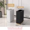 Soporte de pata de mesa de metal fijo, barra de hierro, marco de mesa de centro, placa de roca moderna, pie de mesa cuadrado cilíndrico ligero de lujo