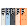 Amazon Transfronterizo 2025 Modelo Nuevo Adecuado para Funda de Teléfono Móvil Samsung S26Ultra con Soporte Magnético, Colores Brillantes Contrastantes y Protección Anticaídas
