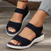 Sandalias Europeas y Americanas Transfronterizas Tallas Grandes 2025 de Una Sola Tira, Comercio Exterior con Suela Gruesa Moda Casual Nuevo Estilo para Mujer Venta al por Mayor Tallas Grandes