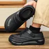 Calcetines de Dropshipping, Pantuflas de Algodón, Pantuflas de Invierno para Hombre, Impermeables, Antideslizantes, Calentadoras de Pies, Zapatos Ligeros de Algodón Terciopelo para Usar Afuera