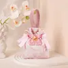 Bolsa para recuerdo de boda con un toque de alta gama, bolsa creativa para regalo de boda, caja de dulces sin doblar, bolsa de regalo personalizada
