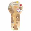 Al por mayor creativo caricatura plegable soporte para teléfono móvil pegatina trasera invisible 360 giratorio soporte de escritorio accesorios autoadhesivo