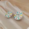 Botões de Alto Padrão Estilo Chanel com Pedrarias, Botões Metálicos de Luxo Leve Costurados à Mão para Casacos, Suéteres e Cardigans de Tricô, Botões Coloridos