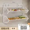 Estante de almacenamiento de pared para cocina, no requiere perforación, multifuncional, para almacenar cebollas grandes, jengibre y ajo, estante colgante de doble capa, estante para verduras y especias