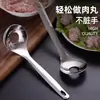 Cuchara Prensa Albóndigas de Acero Inoxidable Artefacto Casero Extrusora Fabricante de Albóndigas Molde Redondo para Freír Cuchara Excavadora Cuchara para Bolas de Pescado
