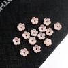 8mm Cor Mágica AB Flor de Cinco Pétalas Imitação de Concha Peças de Flor de Resina diy Grampo de Cabelo Antigo Etapa Estéreo Material de Resina