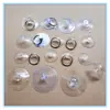 En stock exportación a Europa y América ventosa de plástico transparente 2cm/4cm juguete ventosa de plástico ventosa de PVC