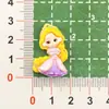 Cartão pequeno de desenho animado saia de princesa menina acessórios de resina DIY feito à mão capa de celular presilha de cabelo material para joia de copo d'água atacado