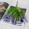 Lavanda Simulada 5 Cabeças Malha 25 Espigas de Trigo Lavanda Baunilha Decoração Pastoral Decoração Externa Simulada Atacado Transfronteiriço