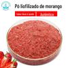 Pó liofilizado de morango 99% pó substituto de refeição pó de frutas e vegetais matérias-primas estoque frete grátis pó de morango liofilizado