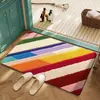 Tapete de Chão Absorvente para Banheiro em Lama de Diatomáceas Embossado Transfronteiriço, Resistente a Manchas, Antiderrapante, Secagem Rápida, Tapete de Entrada para Banheiro, Fácil de Cuidar