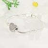 Cuentas para Pulsera Transfronterizas, Accesorios en Forma de Corazón, Cuentas Sueltas para Collar, Joyería Trenzada con Cuerda DIY, Cuentas Espaciadoras, Regalo de San Valentín