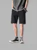 Calça esportiva casual de cor sólida, estilo verão moderno e soltinho, shorts de cinco pontos estilosos, shorts casuais estilo workwear de Hong Kong