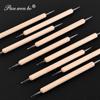 Set de 3 Piezas de Bolígrafos de Madera para Hendiduras Transfronterizo, Set de Bolígrafos de Doble Punta para Quilling y Punteado, Herramientas para Arcilla de Cerámica, Bolígrafo de Madera para Hendiduras
