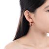 Eneweini Nuevo Otoño e Invierno Geometría Plata 935 Broche Estilo Coreano Joyería Moda preventa Pendientes Pendientes Mujer