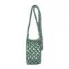 Bolsa de Teléfono Móvil Tejida Transfronteriza, Bolso de Hombro Cruzado Individual, Mini Bolso Multiusos, Bolso Casual con Textura, Bolso de Viaje de Lana