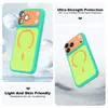 Película para lente dos en uno con colores contrastantes y una funda magnética para teléfono de cobertura total, adecuada para iPhone 18 Pro Max/17/16, proporciona protección