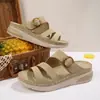 2026 Verano Nuevo Comercio Exterior Tallas Grandes Ropa Exterior Casual Cómoda de Moda Estilo Europeo Americano Sandalias Slip-on