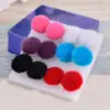 Una Caja de Pendientes de Plástico con Strass para Perforación de Oreja, Adecuados para Hombres y Mujeres, Estilo Coreano, Pendientes Pequeños Elegantes, Joyería para Toda la Oreja, Barras para Oreja 2026