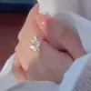 Anillo de Mariposa con Diamantes Flash Minsheng Diseño de Nicho Femenino Sentido de Diseño Ins Nicho Anillo de Zirconia Microincrustado Anillo de Dieta Ajustable