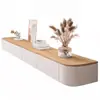 Mueble de TV Colgante de Madera Maciza, Mueble de Sala de Estar Simple y Moderno Estilo Colgante para Apartamentos Pequeños, Mesa de Centro Colgante de Pizarra Mueble de TV