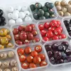 Acessórios de Joias Jingdezhen 14mm Contas Cerâmicas Redondas Acessórios para Pulseira Contas Soltas Colar de Mão Joias Artesanais DIY